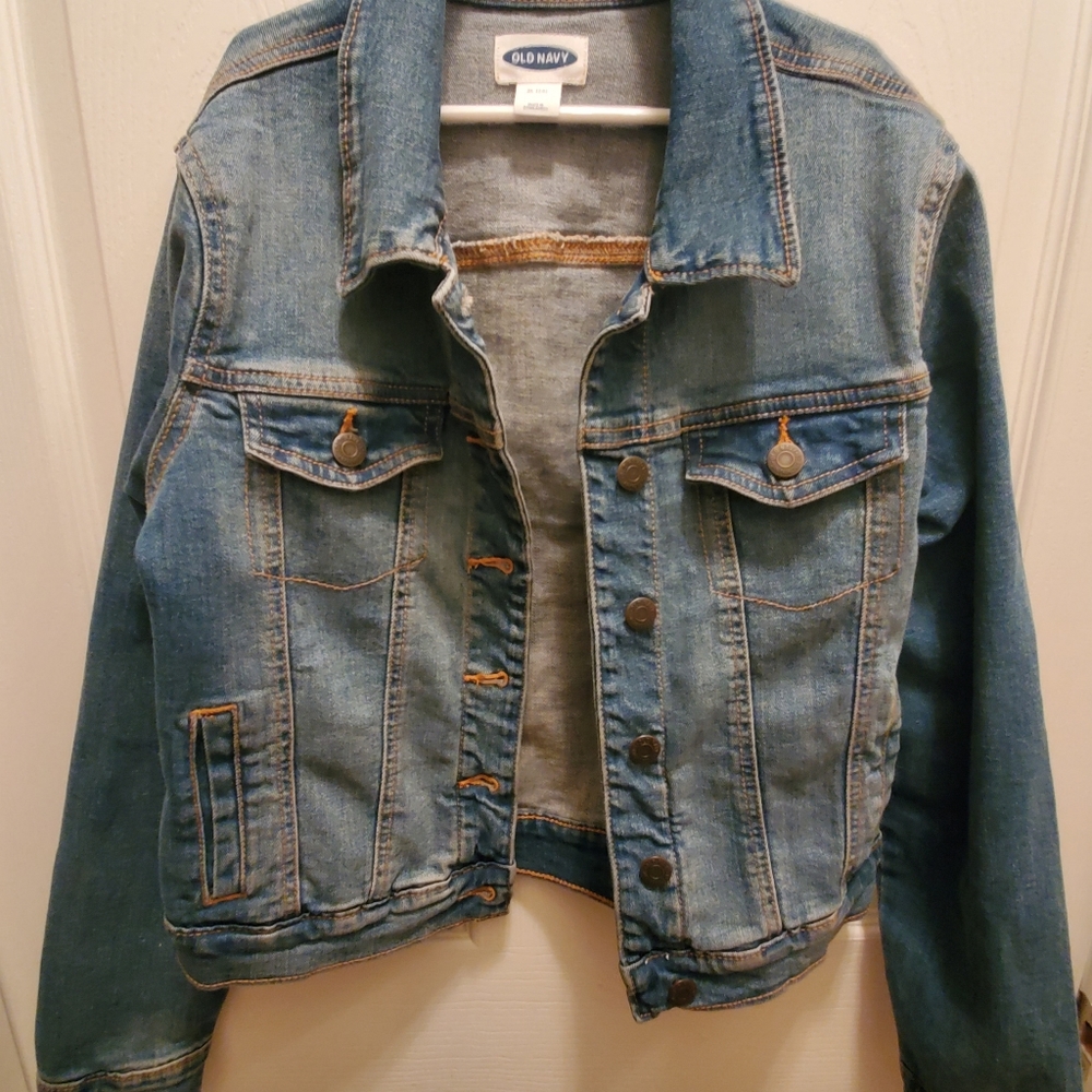 Old Navy girls jean jacket size 14 EUC